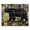 Gold Rush Bear Pallet Sign