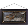 Surprise Encounter Stained Glass Art - Black Frame
