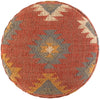 Angel Fire Hand Woven Jute & Wool Stool