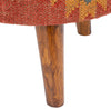 Angel Fire Hand Woven Jute & Wool Stool