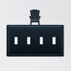 Adirondack Chair Quadruple Switch Cover