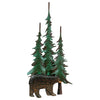 Black Bear & Tree Metal Wall Sculpture