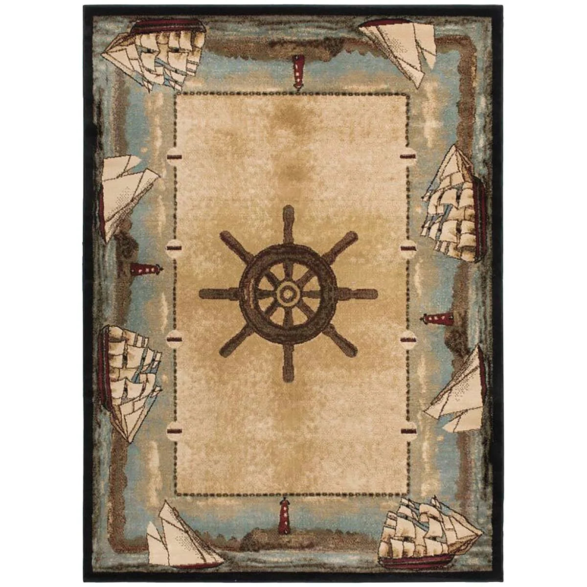 Sailing the Seas Rug - 2 x 3 - OVERSTOCK