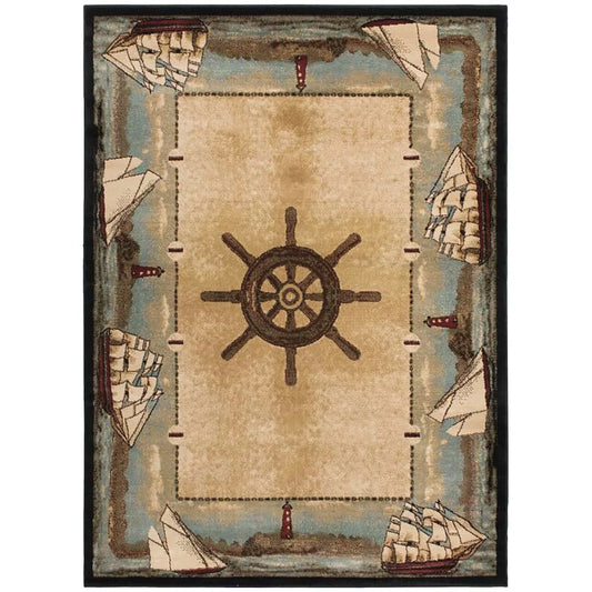 Sailing the Seas Rug - 2 x 3 - OVERSTOCK