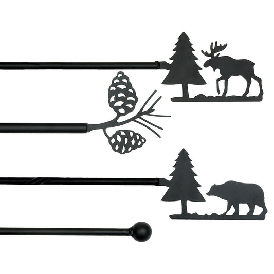 Wrought Iron Curtain Rods