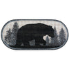 Bear Twilight Oval Bath Rug