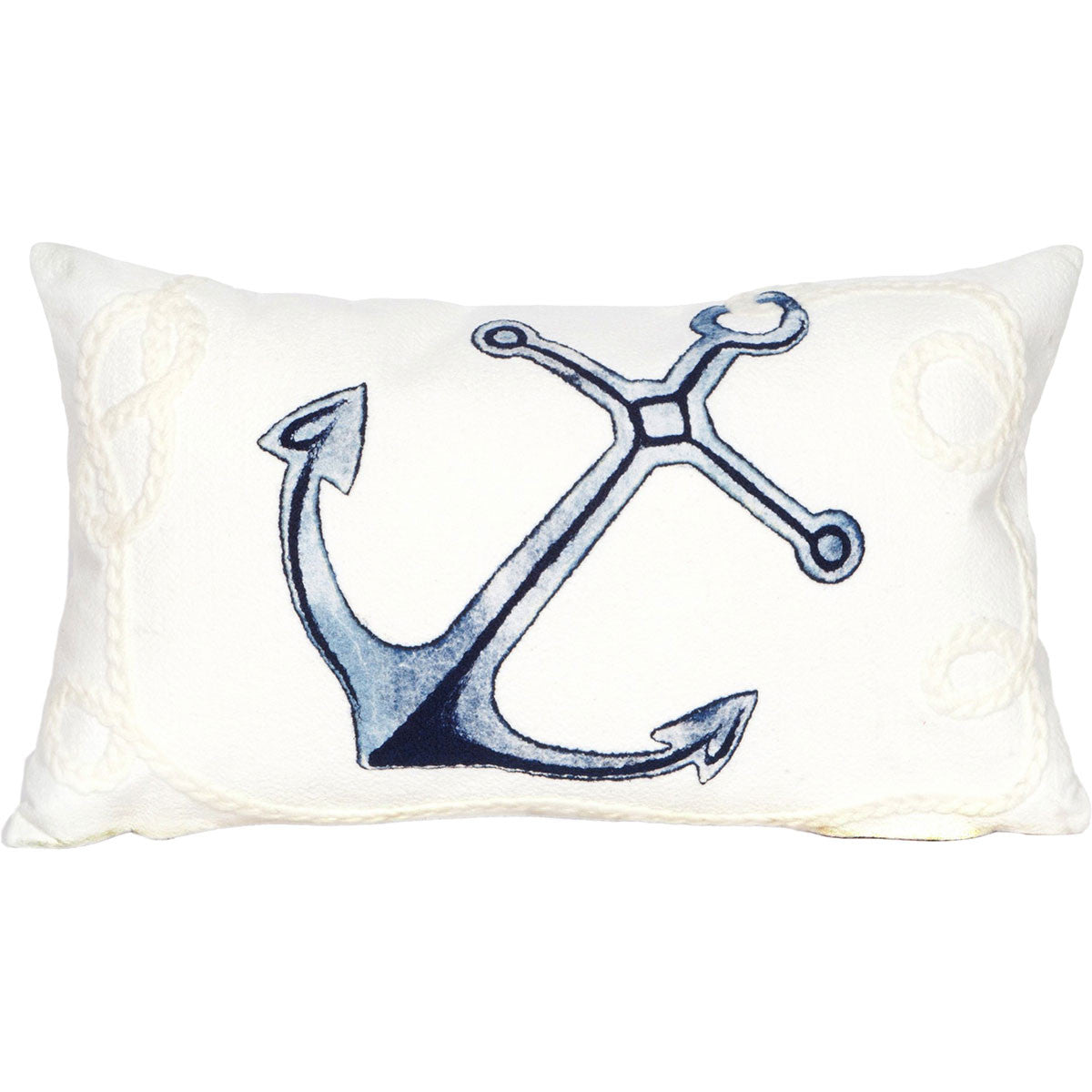 White Moor Rectangle Indoor/Outdoor Pillow - OVERSTOCK