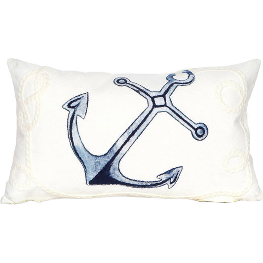White Moor Rectangle Indoor/Outdoor Pillow - OVERSTOCK