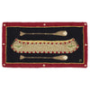 Red Longboat Hooked Wool Accent Rug