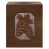 Pinecone Square Tissue Cover