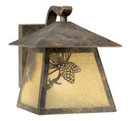 Pinecone Cabin Outdoor Wall Lamp - Small