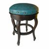 Spanish Heritage Round Counter Stool - Colonial Teal