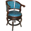 Cardenal Swivel Barstool - Colonial Teal