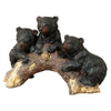 Bears on Log Sculpture - CLEARANCE