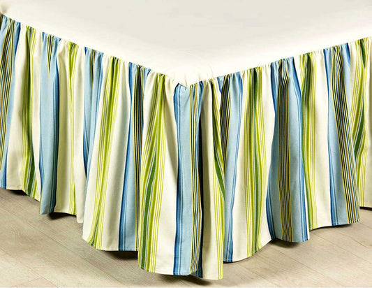 Mazatlan 15 Inch Drop Bedskirt - Queen - OVERSTOCK