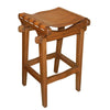 Santa Fe Rustic Counter Stool with Nail Heads