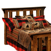 Barnwood Post Headboard