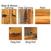 Barnwood Round Leg 4 Door Armoire