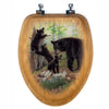 Bear Family Wood Toilet Seats