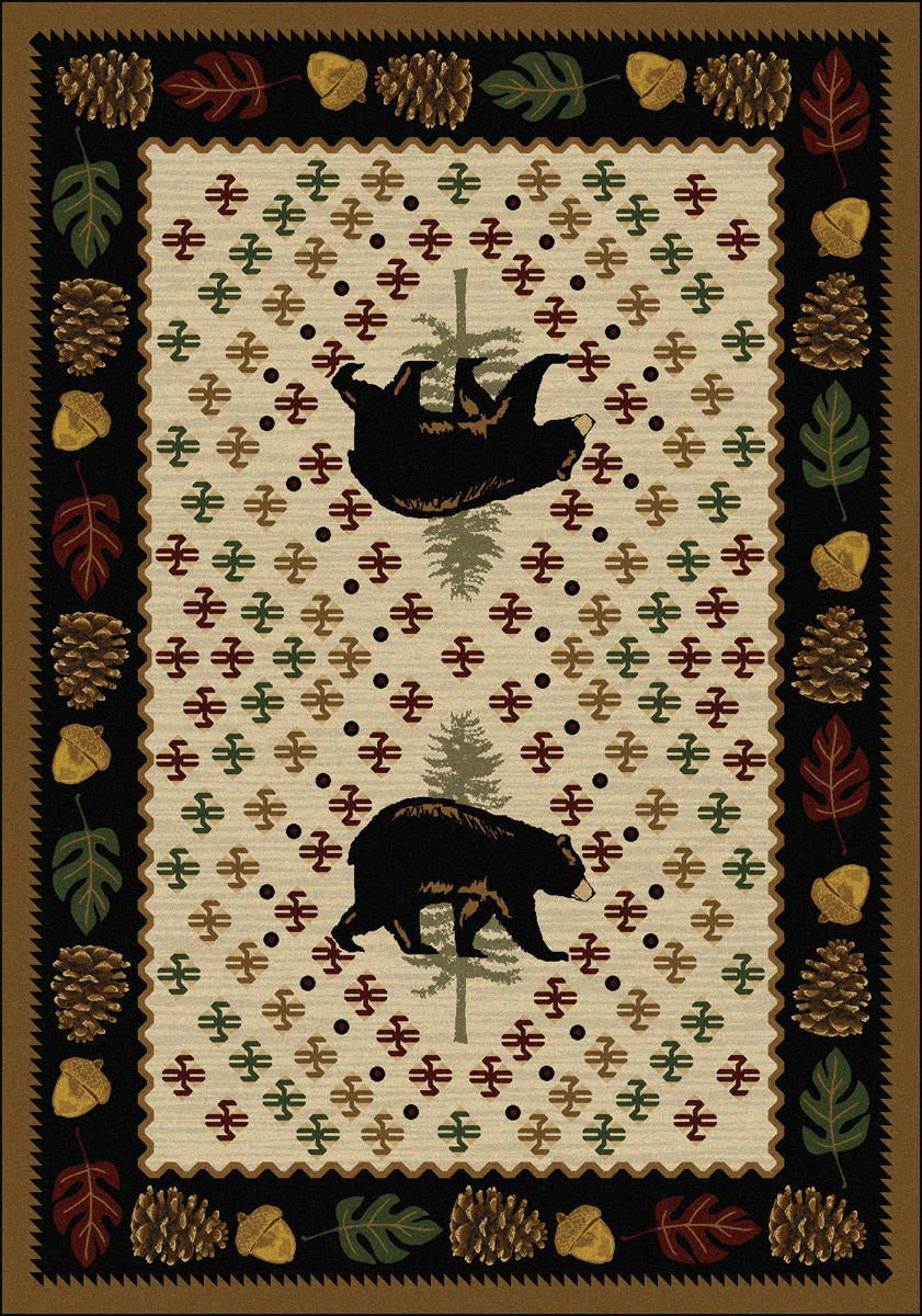 Bear Patchwork Natural Rug Collection