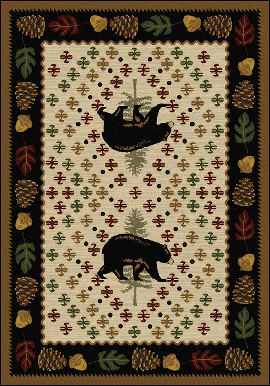 Bear Patchwork Natural Rug Collection