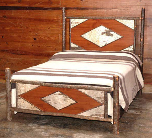 Black Forest Hickory Diamond Birch Bark Bed