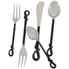 Blacksmith Loop 5 Piece Flatware Set - OVERSTOCK