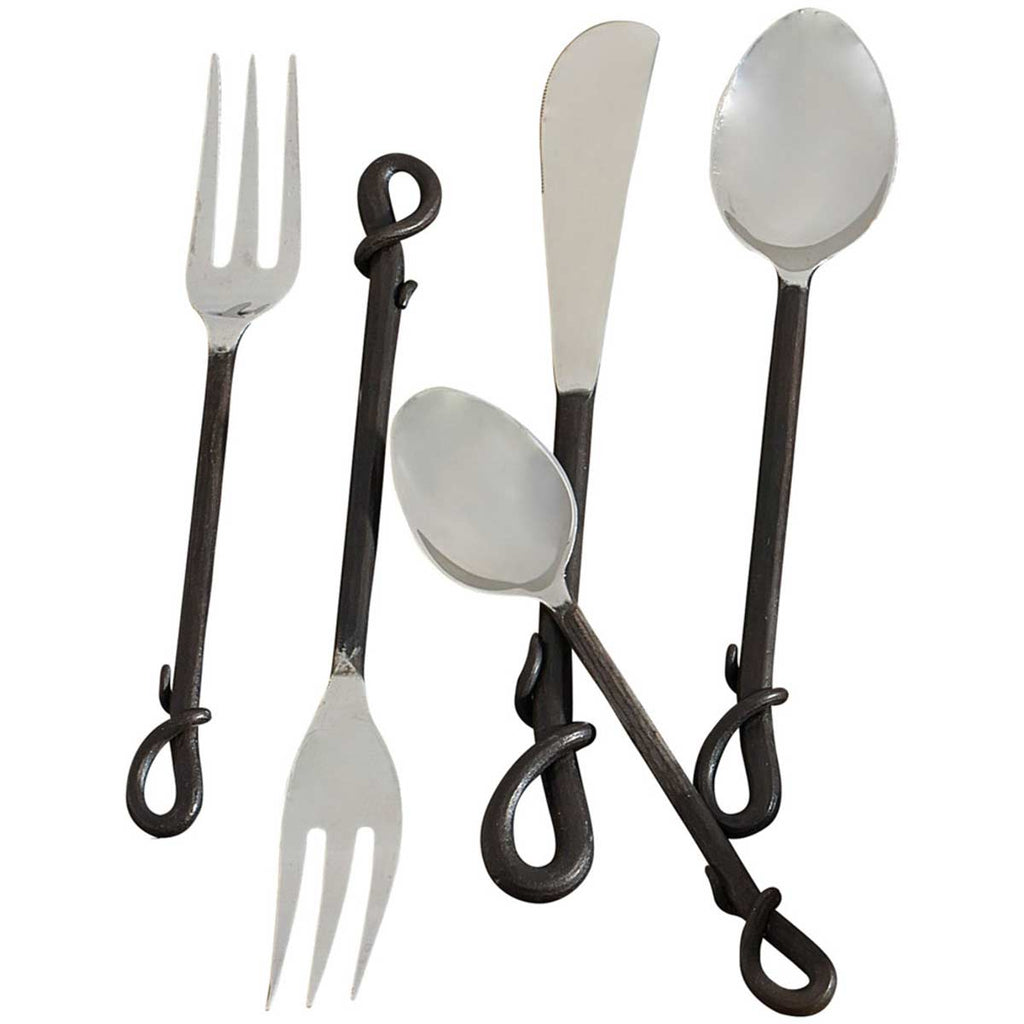 Blacksmith Loop 5 Piece Flatware Set - OVERSTOCK