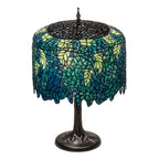 Blue Blooms Table Lamp - 28 Inch
