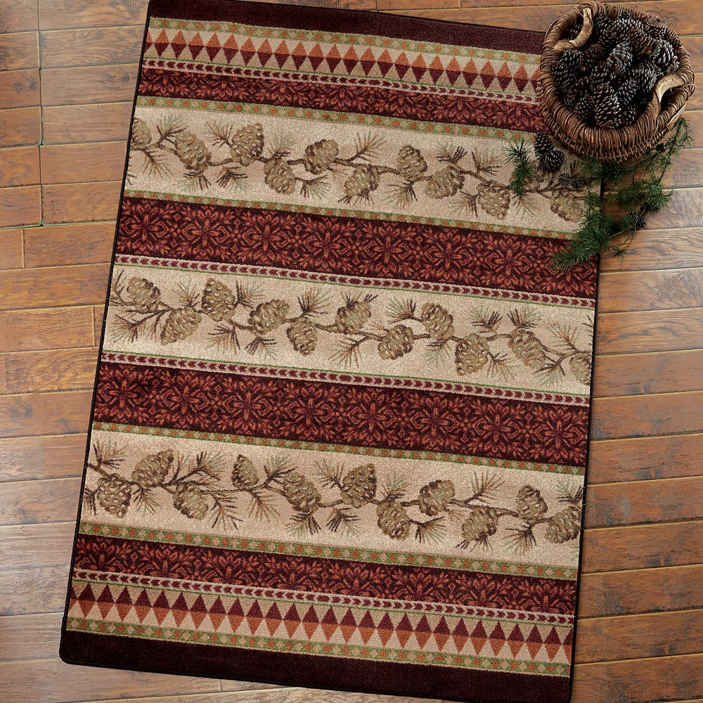 Burnished Pilgrim Pinecone Rug Collection