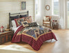 Cabin Pine Patchwork Quilt Bed Set - Queen