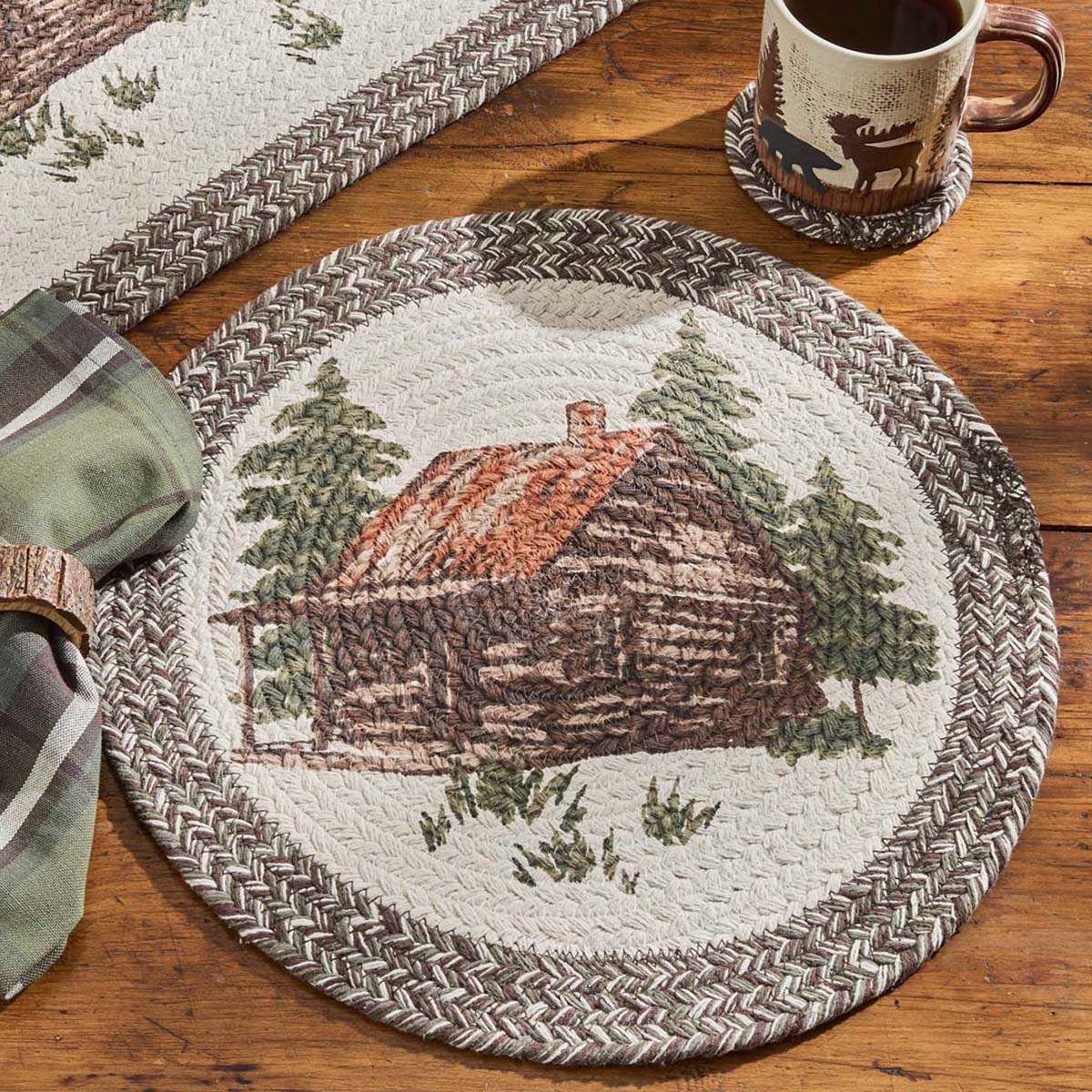 Cabin Retreat Braided Table Linens