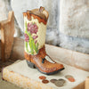Cactus Bloom Cowgirl Boot Bank