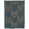 Camp Chevron Black Rug Collection