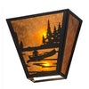 Canoe Sunrise Wall Sconce