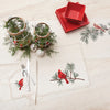 Cardinal Perch Table Linens