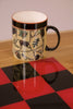 Cedar Log Game Table with Checkerboard Top - 42 Inch