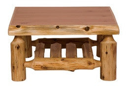Cedar Log Occasional Tables