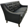 Blackwell Retro Tufted Leather Sofa