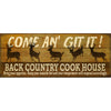 Country Cook House Personalized Sign - 17 x 44