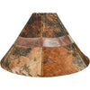 Cowhide Corset Lamp Shade - 18 Inch