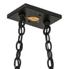 Cutout Metal Skier Island Pendant
