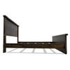 Denton Smooth Sawn Bed with Live Edge Accents