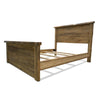Denton Smooth Sawn Bed with Live Edge Accents
