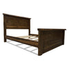 Denton Smooth Sawn Bed with Live Edge Accents