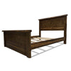 Denton Smooth Sawn Bed with Live Edge Accents