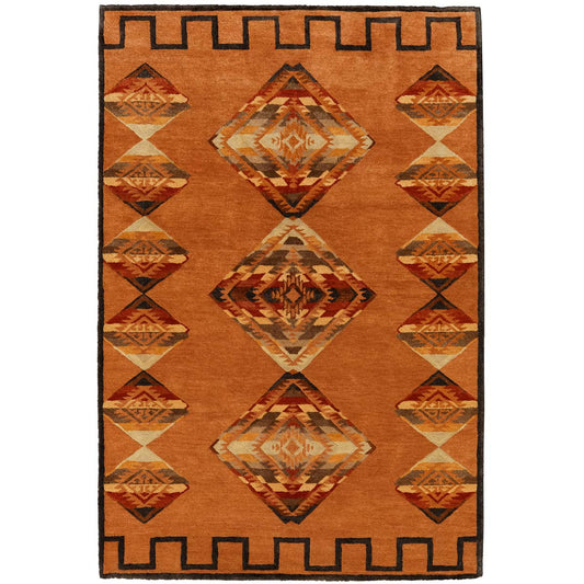 Desert Diamond Terra Cotta Rug Collection