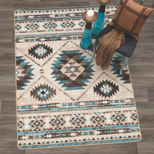 Desert Turquoise Rug Collection