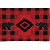 Diamond Plaid Bear Chenille Rug Collection