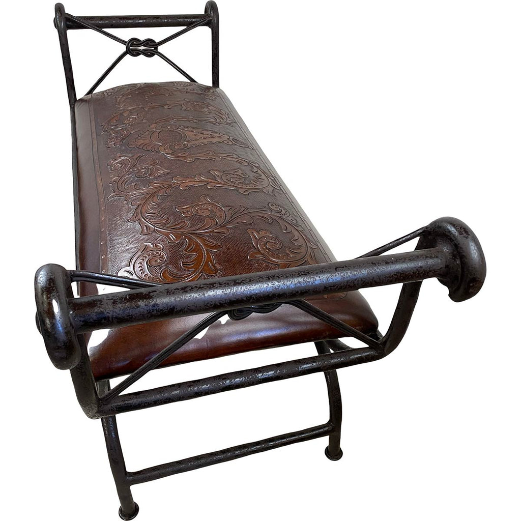 Double Vanity Bench - Colonial & Antique Brown